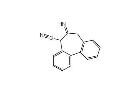 6,7-dihydro-6-imino-5H-dibenzo[a,c]cycloheptene-5-carbonitrile