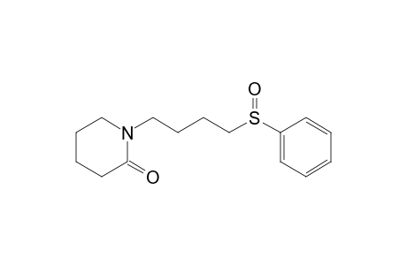 1-(4-Phenylsulfinylbutyl)piperidin-2-one