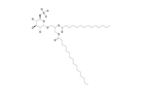 1-O-PALMITOYL-2-O-MYRISTOYL-3-O-(6'''-SULFO-ALPHA-D-QUINOVOPYRANOSYL)-GLYCEROL