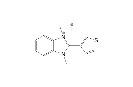 1,3-DIMETHYL-(3'-THIENYL)-BENZIMIDAZOLIUM-IODIDE