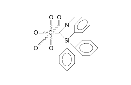 Pentacarbonyl(dimethylamino(triphenylsilyl)carbene)chromium