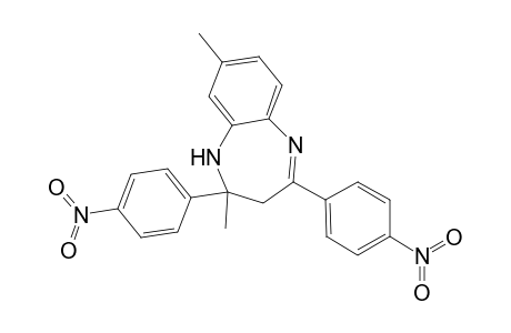 2,3-DIHYDRO-2,8-DIMETHYL-2,4-BIS-(4-NITROPHENYL)-1H-1,5-BENZODIAZEPINE