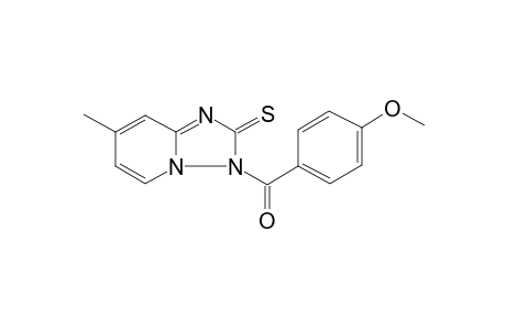 (4-Methoxyphenyl)(7-methyl-2-thioxo-2H-[1,2,4]triazolo[1,5-a]pyridin-3-yl)methanone