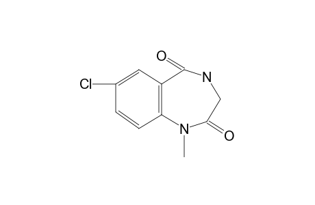 7-chloro-3,4-dihydro-1-methyl-1H-1,4-benzodiazepine-2,5-dione