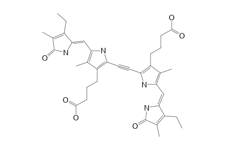 10,10A-DIDEHYDRO-10A-HOMO-8,12-BIS-HOMOMESOBILIRUBIN-XIII-ALPHA;BIS-(2,7-DIMETHYL-3-ETHYL-8-CARBOXYPROPYLDIPYRRIN-1(10H)-ON-9-YL)-ACETYLENE;BIS-BU