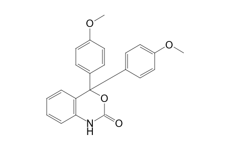 4,4-bis(p-methoxyphenyl)-1,4-dihydro-2H-3,1-benzoxazin-2-one