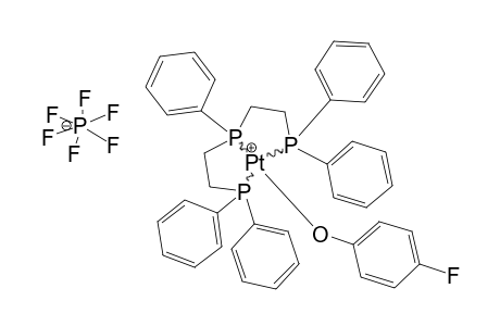 [(PT(TRIPHOS)(OC6H4-PARA-F)][PF6]