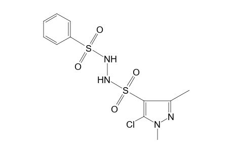 1-[(5-chloro-1,3-dimethylpyrazol-4-yl)sulfonyl]-2-(phenylsulfonyl)hydrazine