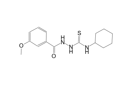 N-cyclohexyl-2-(3-methoxybenzoyl)hydrazinecarbothioamide