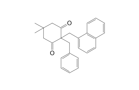 2-benzyl-5,5-dimethyl-2-(1-naphthylmethyl)-1,3-cyclohexanedione