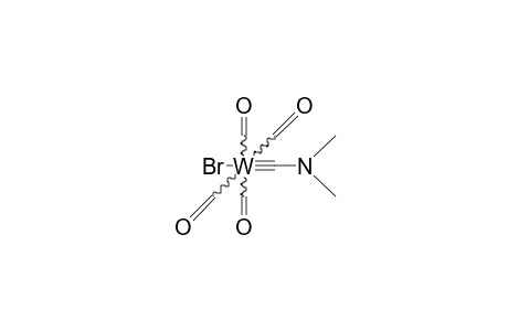 trans-Bromo-tetracarbonyl(dimethylamino-carbyne)tungsten