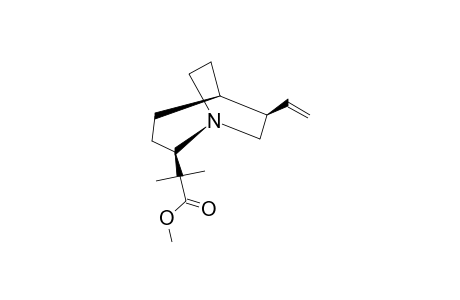 2-METHYL-2-(6-VINYL-1-AZA-BICYCLO-[3.2.2]-NON-2-YL)-PROPIONIC_ACID_METHYLESTER