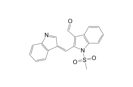 1-(Methylsulfonyl)-2-(3H-indole-3-ylidene)methylindole-3-carboxaldehyde