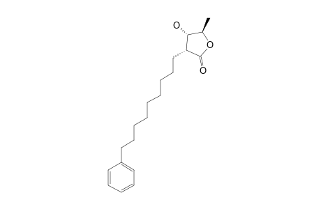 (2S,3R,4S)-2-(9'-PHENYL-N-NONYL)-3-HYDROXY-4-METHYL-BUTANOLIDE