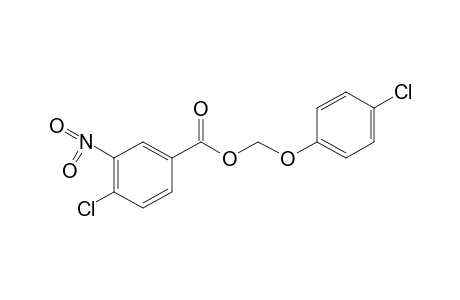 4-chloro-3-nitrobenzoic acid, (p-chlorophenoxy)methyl ester