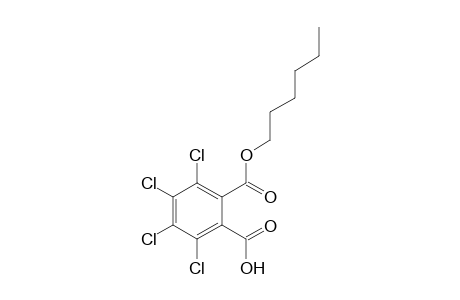 tetrachlorophthalic acid, monohexyl ester