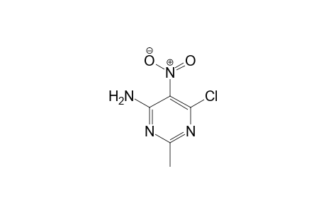 4-Pyrimidinamine, 6-chloro-2-methyl-5-nitro-