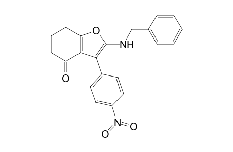 2-(BENZYLAMINO)-3-(4-NITROPHENYL)-6,7-DIHYDRO-1-BENZOFURAN-4-(5-H)-ONE