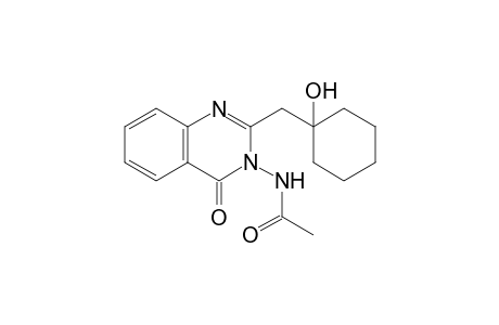 3-ACETYLAMINO-2-[(1-HYDROXY-CYCLOHEXYL)-METHYL]-QUINAZOLIN-4(3H)-ONE