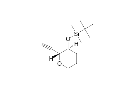 (2R,3S)-2-ETHYNYL-3-TERT.-BUTYLDIMETHYLSILOXY-TETRAHYDROPYRAN