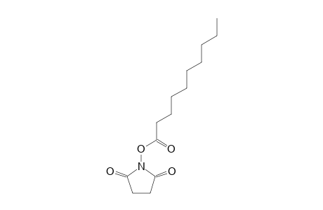 N-hydroxysuccinimide, decanoate (ester)