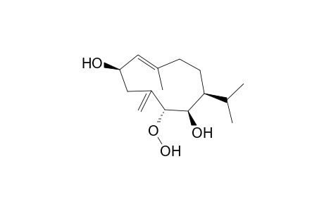 (2R,5R,6R,7S)-Germacra-1(10)E,4(15)-dien-5-hydroperoxy-2,6-diol