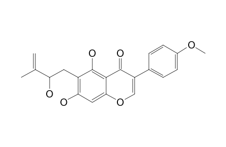 5,7-DIHYDROXY-6-(2''-HYDROXY-3''-METHYLBUT-3''-ENYL)-4'-METHOXYLISOFLAVONE