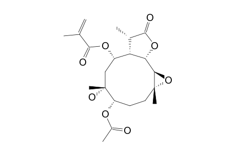 1-ALPHA-ACETYLOXY-8-ALPHA-METHACRYLOXY-10-ALPHA-HYDROXYL-11,13-BETA-DIHYDROGERMACRAN-6-ALPHA,12-OLIDE