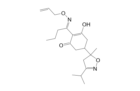 2-Cyclohexen-1-one, 5-[4,5-dihydro-5-methyl-3-(1-methylethyl)-5-isoxazolyl]-3-hydroxy-2-[1-[(2-propenyloxy)imino]butyl]-