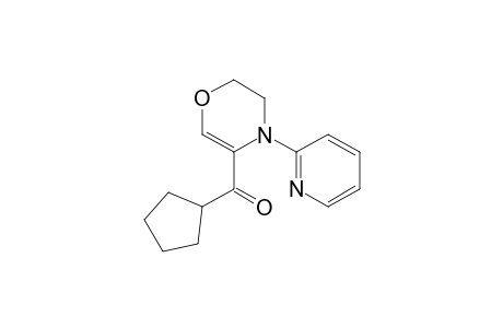 cyclopentyl-(4-pyridin-2-yl-2,3-dihydro-1,4-oxazin-5-yl)methanone