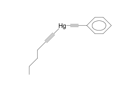 Phenylethinyl-N-hexinyl-quecksilber