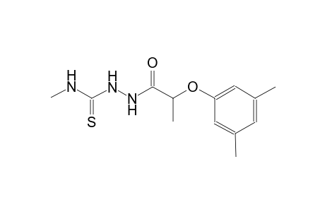 2-[2-(3,5-dimethylphenoxy)propanoyl]-N-methylhydrazinecarbothioamide