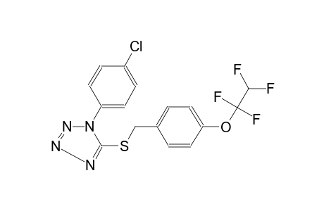 4-(([1-(4-Chlorophenyl)-1H-tetraazol-5-yl]sulfanyl)methyl)phenyl 1,1,2,2-tetrafluoroethyl ether