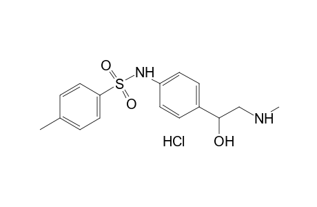 4'-[1-hydroxy-2-(methylamino)ethyl]-p-toluenesulfonanilide, hydrochloride