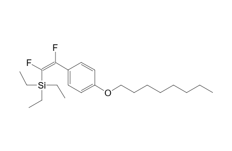 [(E)-1,2-Difluoro-2-(4-octyloxyphenyl)vinyl]-1-triethylsilane