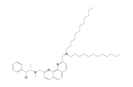 (1R,2S)-N-[[9-[(DIDODECYLAMINO)-METHYL]-1,10-PHENANTHROLIN-2-YL]-METHYL]-EPHEDRIN