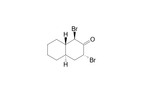 2-EQU,4-EQU-DIBROMO-TRANS-BICYCLO-[4.4.0]-DECAN-3-ONE