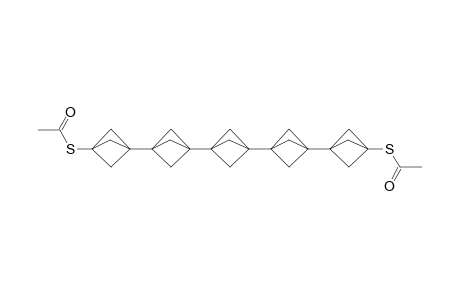 3,3'''-Bis(acetylthio)[5]staffane