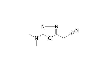 5-(dimethylamino)-1,3,4-oxadiazole-2-acetonitrile