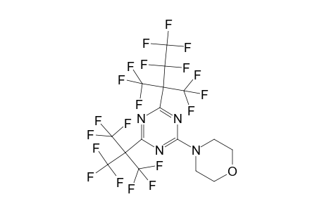 2-Morpholino-4-[2,2,3,3,3-pentafluoro-1,1-bis(trifluoromethyl)propyl]-6-[2,2,2-trifluoro-1,1-bis(trifluoromethyl)ethyl]-1,3,5-triazine