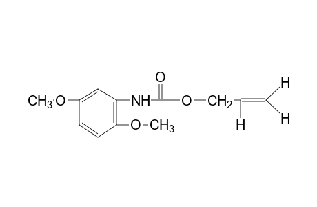 2,5-dimethoxycarbanilic acid, allyl ester