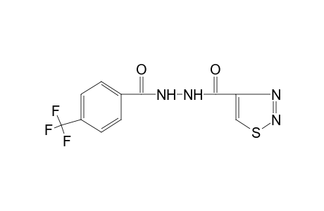 1-[(1,2,3-THIADIAZOL-4-YL)CARBONYL]-2-(alpha,alpha,alpha-TRIFLUORO-p-TOLUOYL)HYDRAZINE