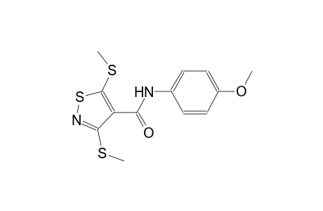 4-isothiazolecarboxamide, N-(4-methoxyphenyl)-3,5-bis(methylthio)-