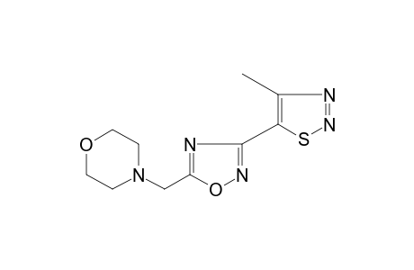 3-(4-methyl-1,2,3-thiadiazol-5-yl)-5-(morpholinomethyl)-1,2,4-oxadiazole