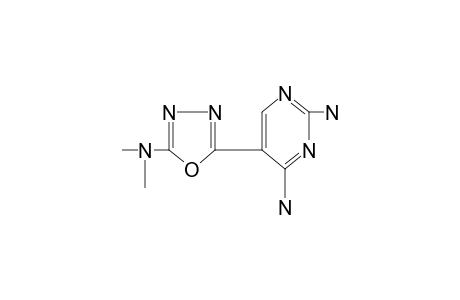 2-(2,4-diamino-5-pyrimidinyl)-5-(dimethylamino)-1,3,4-oxadiazole