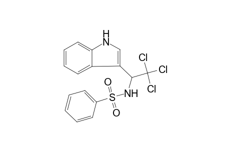 N-[2,2,2-Trichloro-1-(1H-indol-3-yl)ethyl]benzenesulfonamide