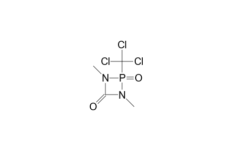 1,3-DIMETHYL-2-(TRICHLOROMETHYL)-1,3,2-DIAZAPHOSPHETIDIN-4-ON-2-OXIDE