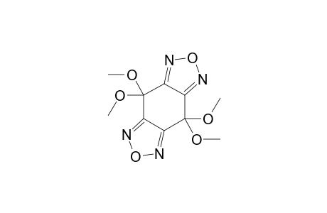 4,4,8,8-TETRAMETHOXY-4-H,8-H-BENZO-[1.2-C:4.5-C']-BIS-[1.2.5]-OXADIAZOLE