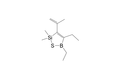 4,5-diethyl-2,2-dimethyl-3-prop-1-en-2-yl-1,2,5-thiasilaborole