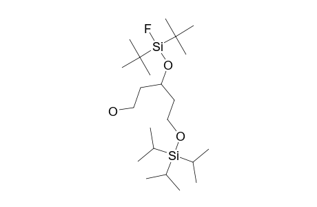 3-(DI-TERT.-BUTYL-FLUORO-SILANYLOXY)-5-TRIISOPROPYLSILANYLOXY-PENTYL-1-OL